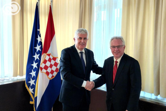 Speaker of the House of Peoples Dr. Dragan Čović met with the US ambassador to Bosnia and Herzegovina